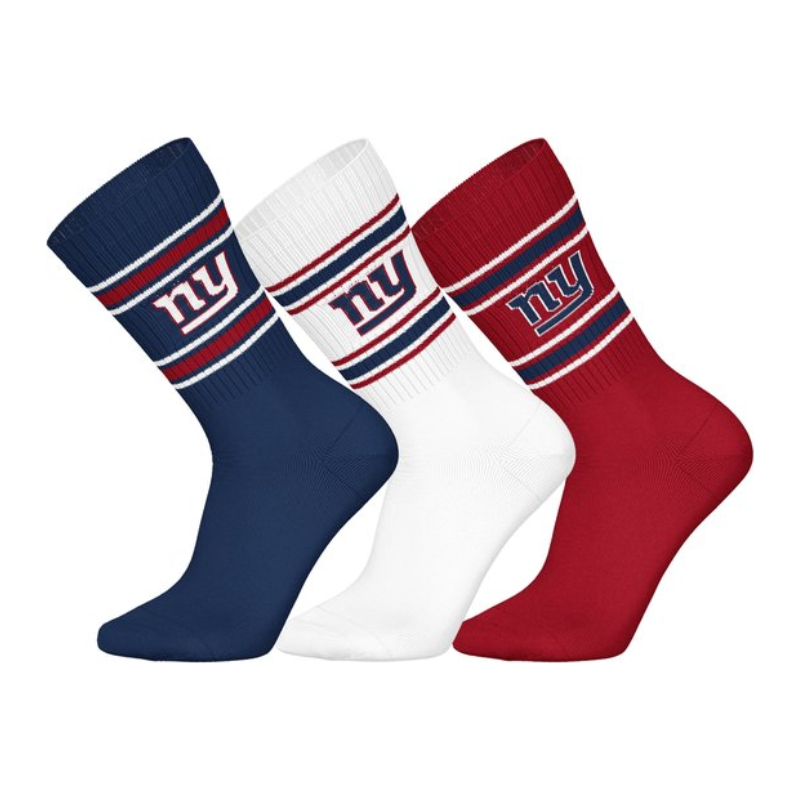 NFL New York Giants 3-pack Crew -sukat