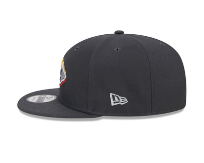 New Era 9Fifty NFL Graphite Kansas City Chiefs 2024 Draft Snapback