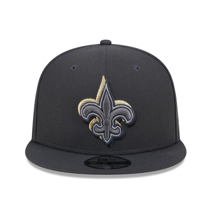 New Era 9Fifty NFL Graphite New Orleans Saints 2024 Draft Snapback