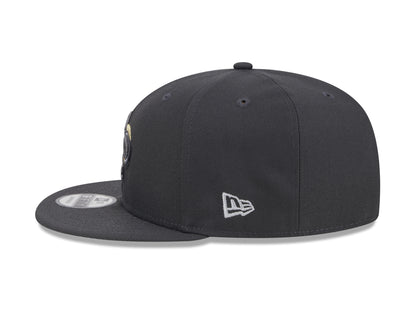 New Era 9Fifty NFL Graphite New Orleans Saints 2024 Draft Snapback