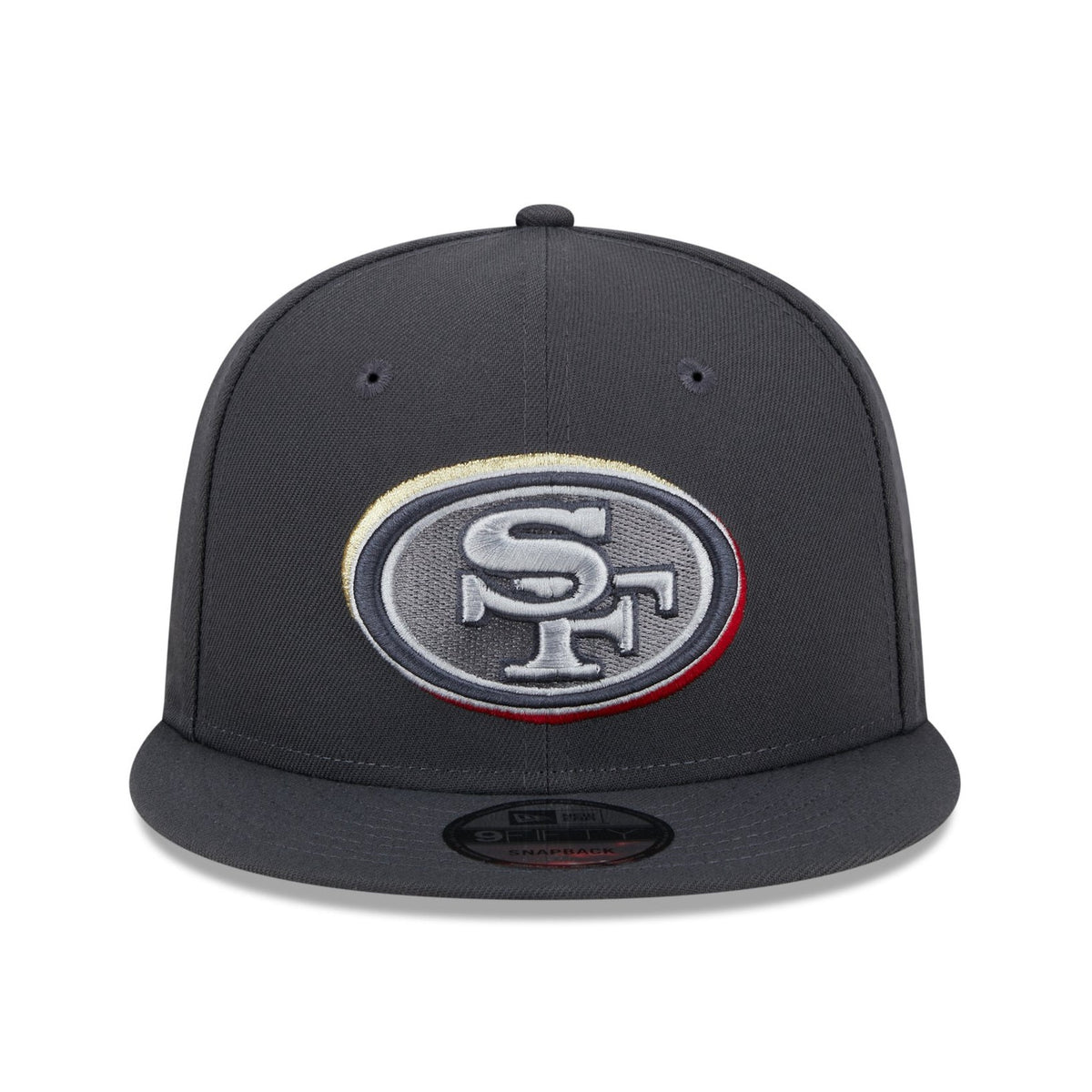 New Era 9Fifty NFL Graphite San Francisco 49ers 2024 Draft Snapback