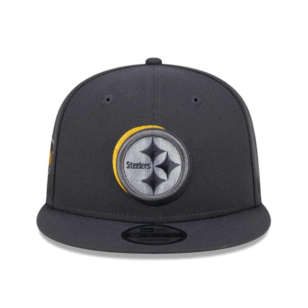 New Era 9Fifty Graphite Pittsburgh Steelers 2024 Draft Snapback