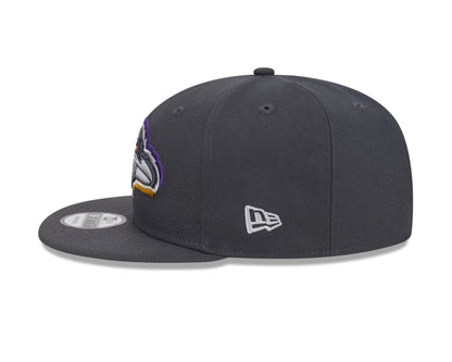 New Era 9Fifty NFL Graphite Baltimore Ravens 2024 Draft Snapback
