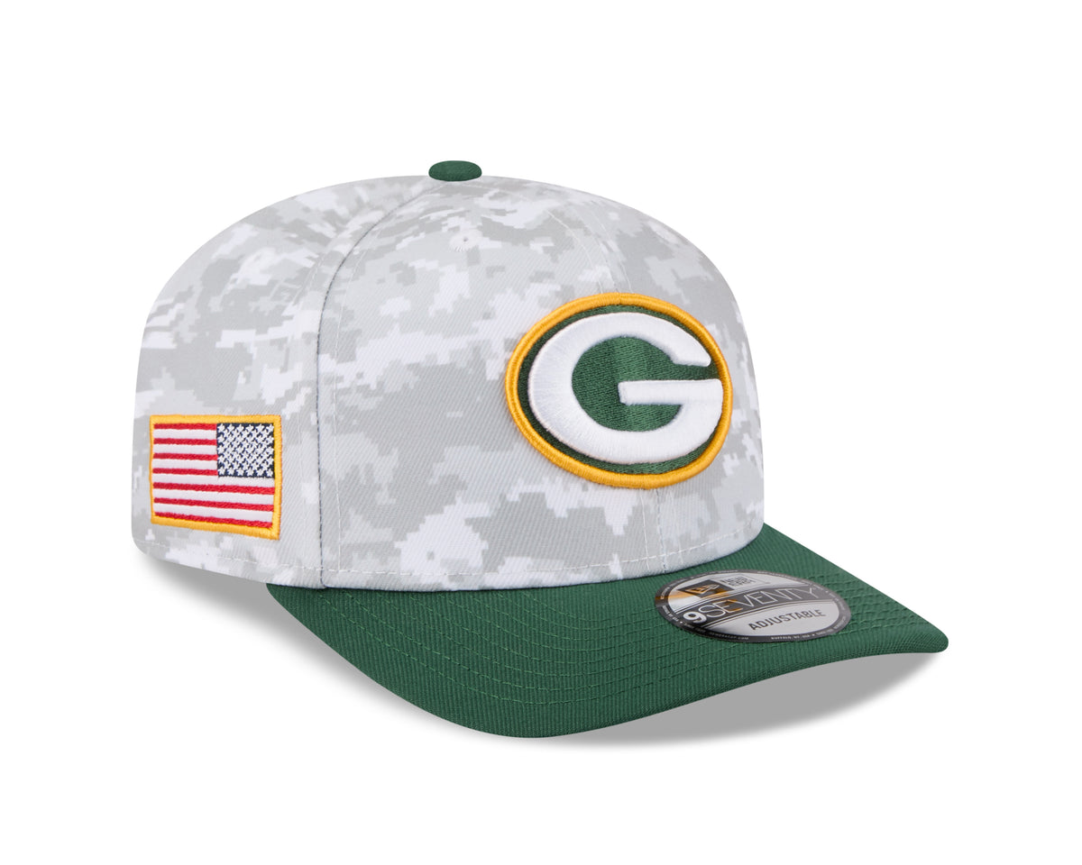 New Era - NFL 9Seventy Salute To Service Stretch Snap Green Bay Packers lippis