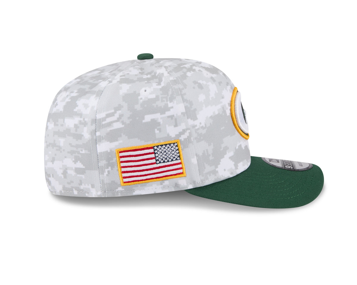 New Era - NFL 9Seventy Salute To Service Stretch Snap Green Bay Packers lippis