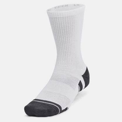 Under Armour - Performance Tech Crew White 3 kpl