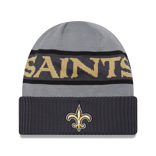 New Era - NFL Tech Knit Sideline 2023 Pipo New Orleans Saints Harmaa